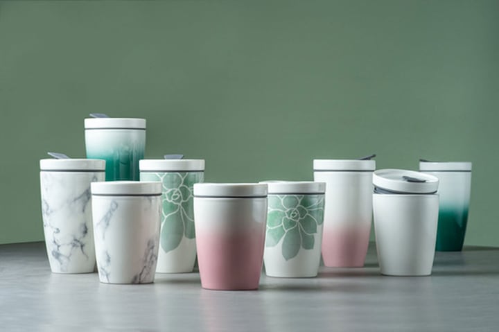 Actual product image Like. by Villeroy & Boch Marmory Coffee To Go mug (350 ml, 1 x)