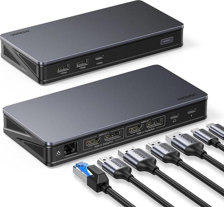 Actual product image Ugreen CM615 (USB-C, 9 Ports)
