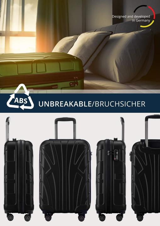 Immagine prodotto Suitline Handgepäck Hartschalen-Koffer (34 l)