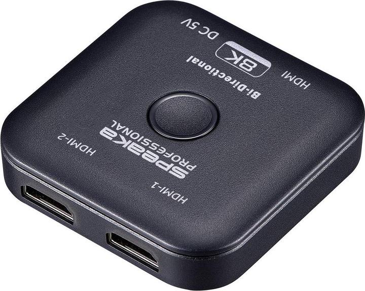 Actual product image SpeaKa Professional SP-11990132 2+1 port HDMI switch can be used bidirectionally 76