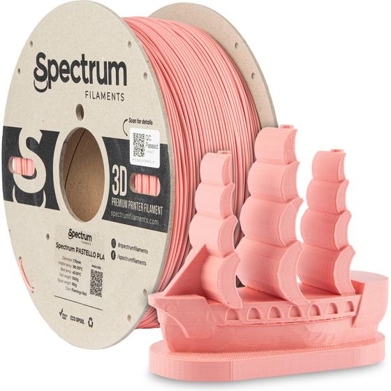 Spectrum Filament PLA Pastello flamingo red 1.0kg 1.75mm (PLA, 1.75 mm, 1000 g, Rosa), 3D Filament, Rosa