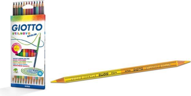 Immagine prodotto Giotto Stilnovo Bicolore Matita colorata 12s (Multicolore, 12 x)