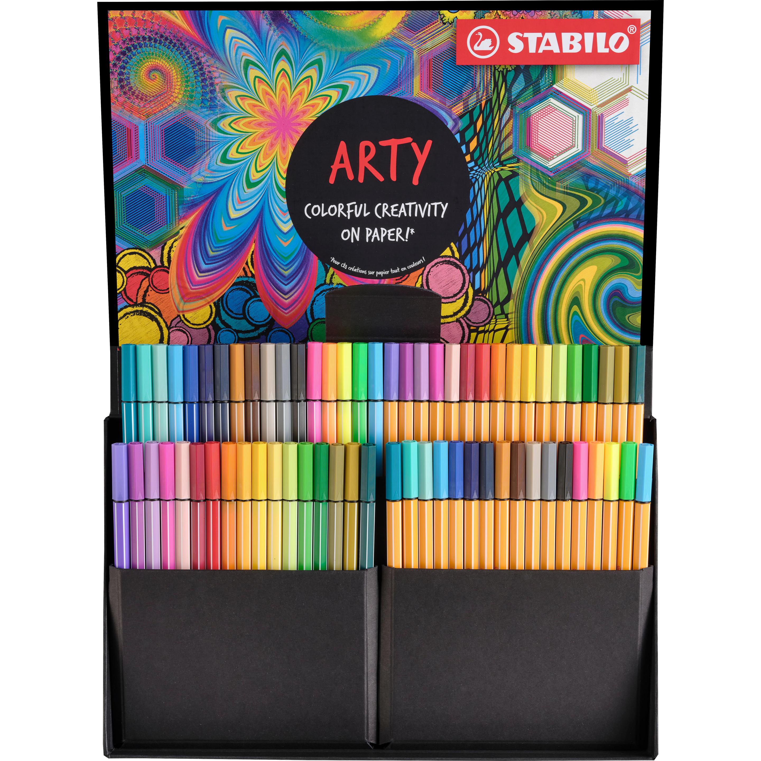 Thumbnail - STABILO, Malstifte, Pen68 & Point 88 Arty (Mehrfarbig, 68 x)