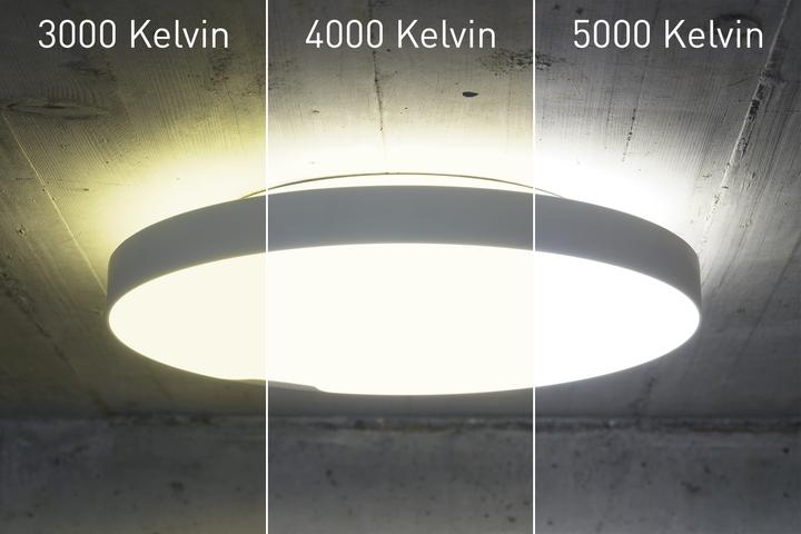 Produktbild Max Hauri maxLUCE LED Deckenleuchte "AURA 400 PIR" 3000-5000K PIR-Sensor (3100 lm)