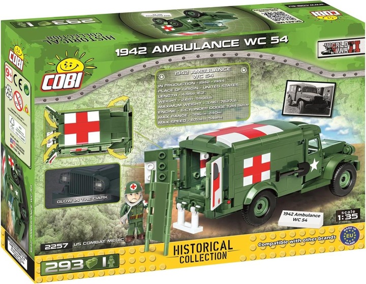 Actual product image Cobi DODGE WC-54 AMBULANCE