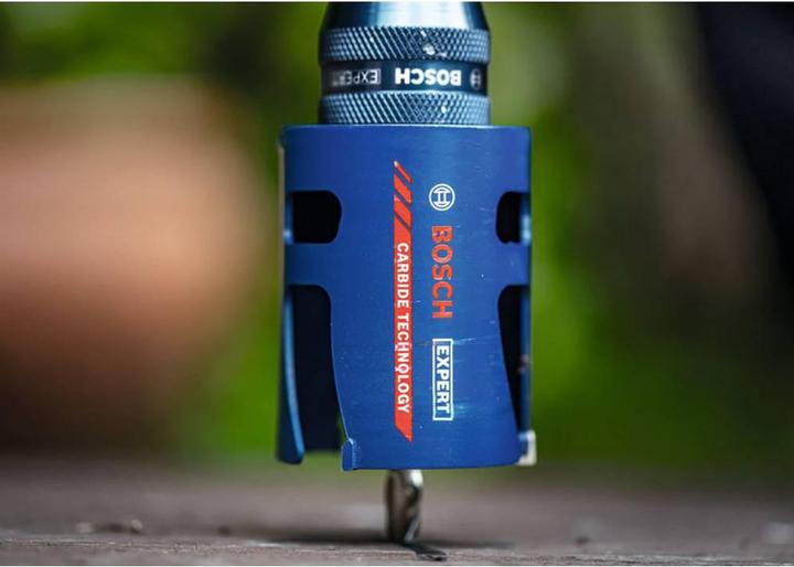 Actual product image Bosch Professional Zubehör EXPERT Construction Material -Power Change Plus hole saw, 20 25 32 38 51 64 x 60 mm, 10-piece (20 mm, 25 mm, 32 mm, 38 mm, 51 mm, 64 mm)