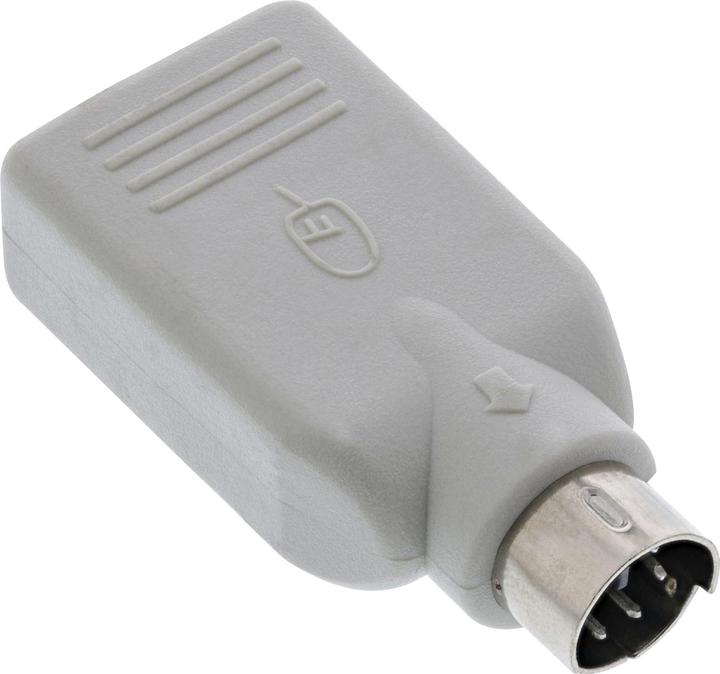 Produktbild InLine PS/2 auf USB 2.0 Adapter (PS/2, 2 cm)