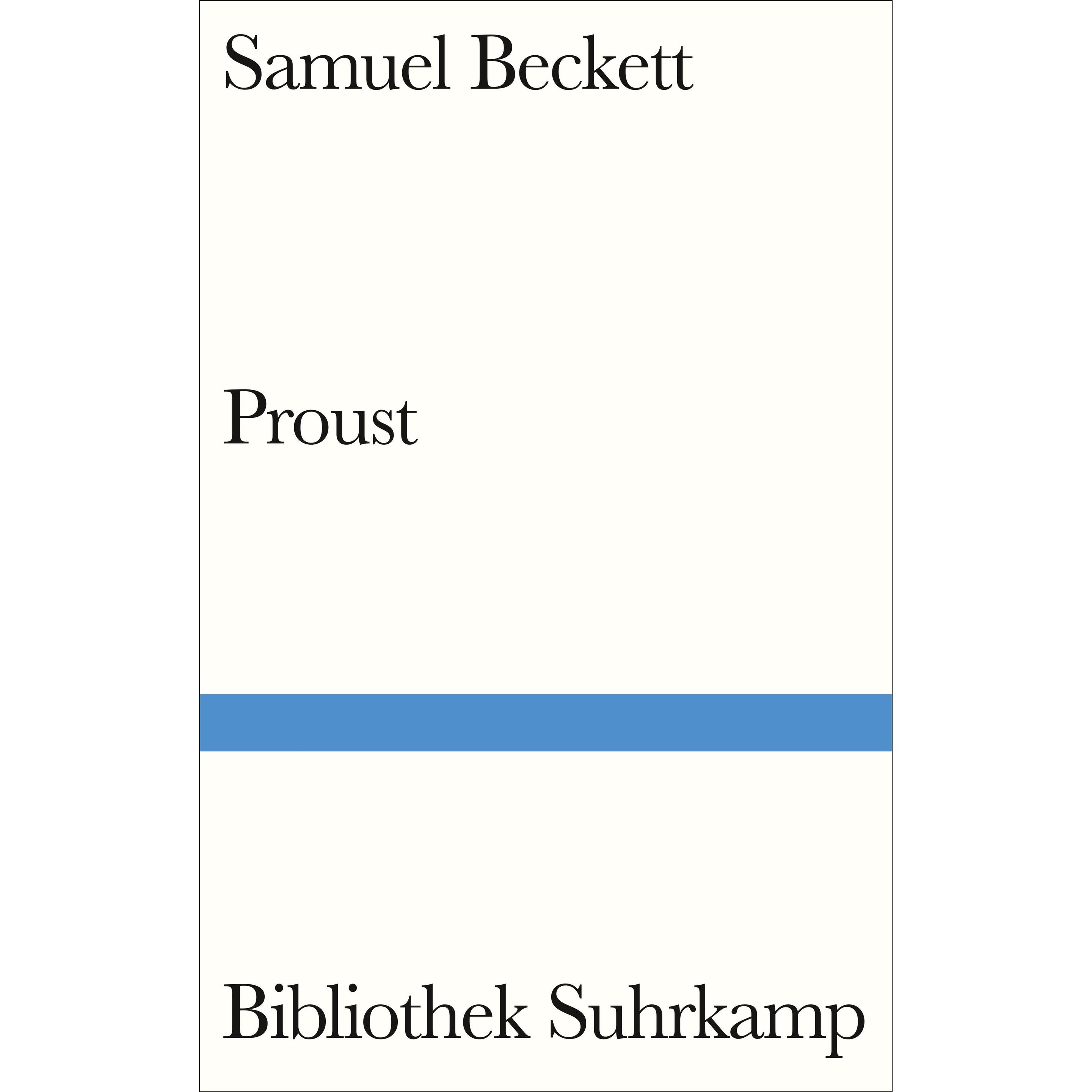 Proust, Belletristik von Samuel Beckett