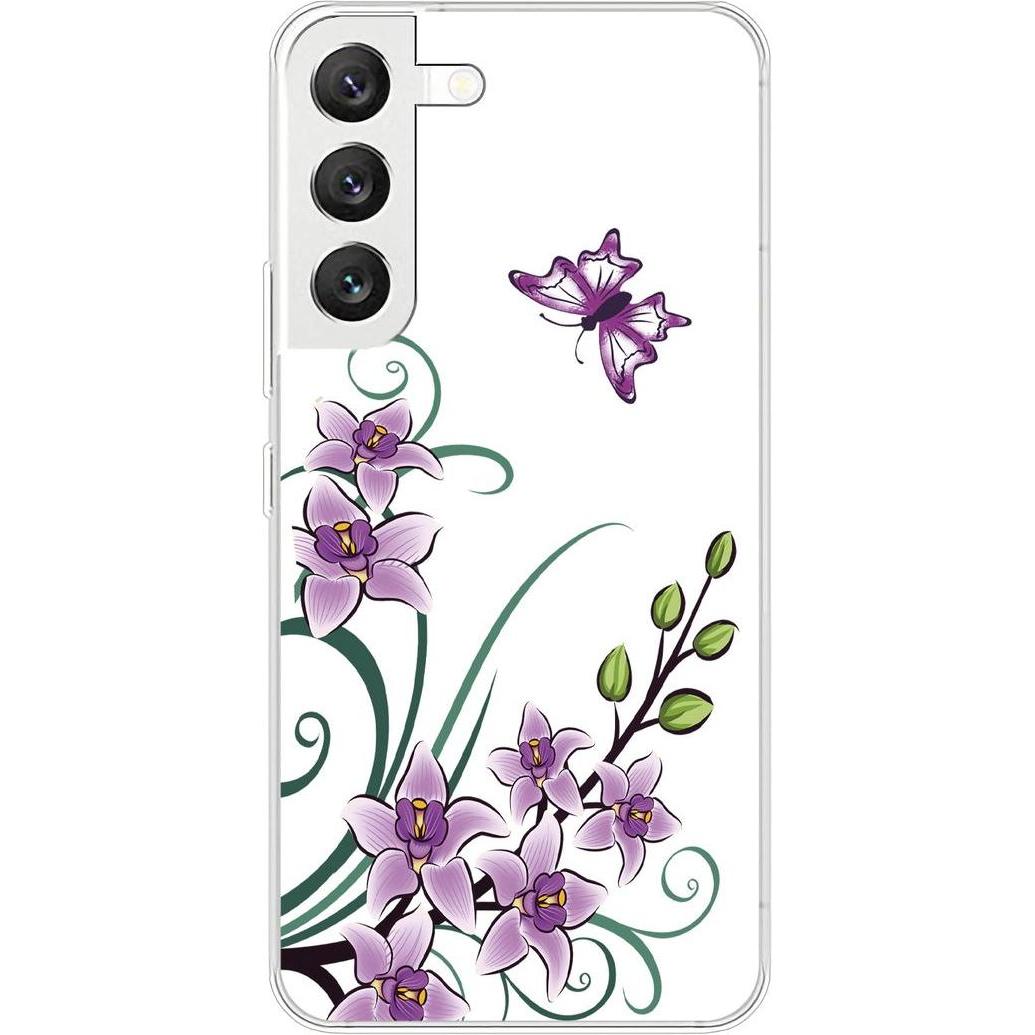 König Design Hülle Handy Schutz für Samsung Galaxy S22 5G Case Cover Tasche Bumper Etuis TPU (Samsung Galaxy S22 5G), Sm...