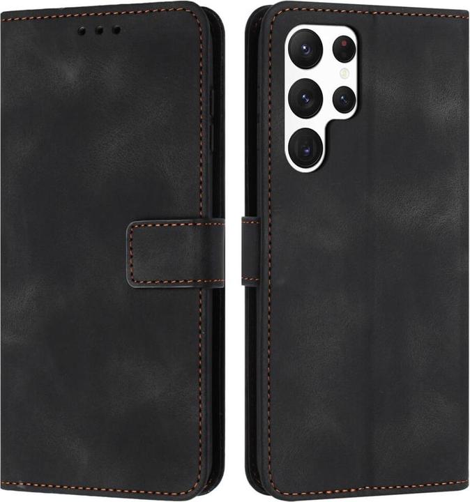 Produktbild Cover-Discount Wildleder Look Etui im Vintage Design (Samsung Galaxy S25 Ultra)