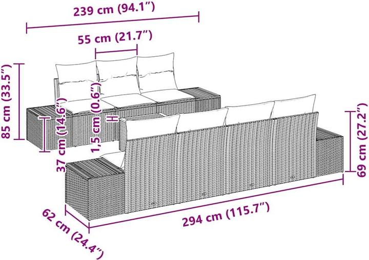 Produktbild vidaXL Kevin