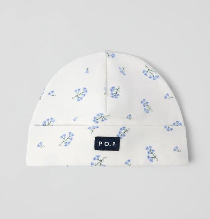 Image du produit PO.P Baby-Mütze mit Blümchen-Print (44/46)