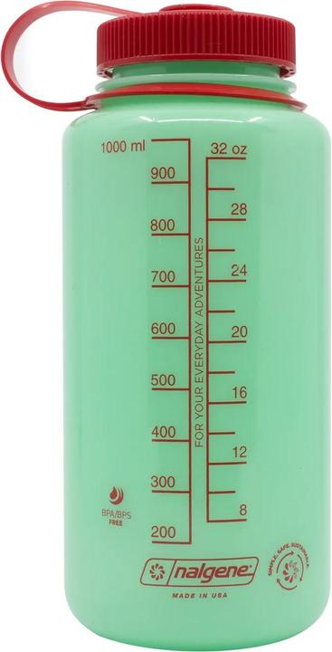 Produktbild Paul Component Engineering Paul Component NASA Nalgene Wasserflasche, 1.000ml, glow in the dark/red (1 l)