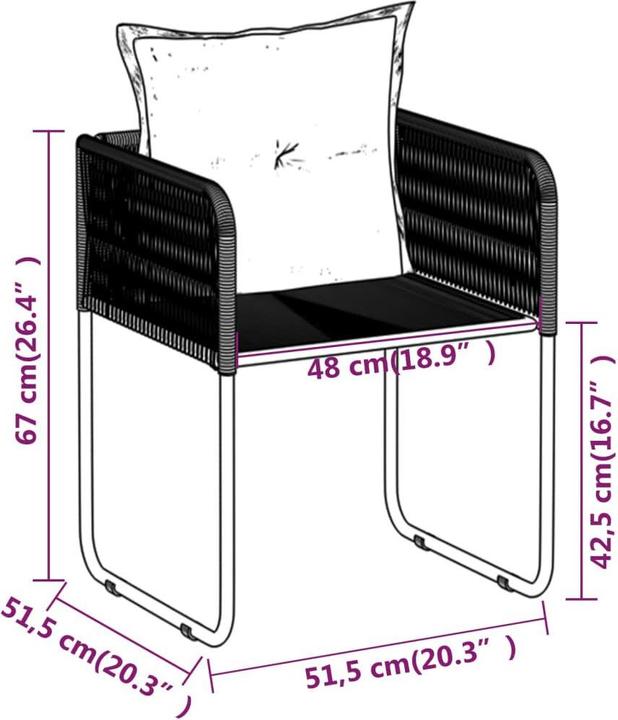 Produktbild VidaXL Yanni (200 cm)