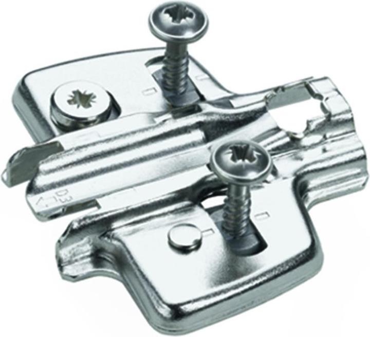 Actual product image Hettich Cross-mounting plates Sensys/Intermat Direct 8099, corner and center (1 pcs.)