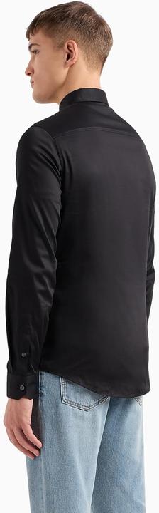 Produktbild Armani Exchange Intelligentes Stretch-Satin Freizeithemd (S)