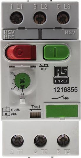 Actual product image RS PRO MS32-0.63 Motor Protection Switch