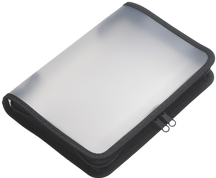 Actual product image Foldersys Zipped bag A5 transparent/black 0.5 mm (A5, 1 x)