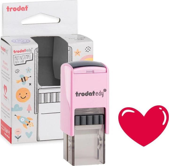 Produktbild Trodat edy®Fix Motivstempel Herz 2,0 x 2,0 cm
