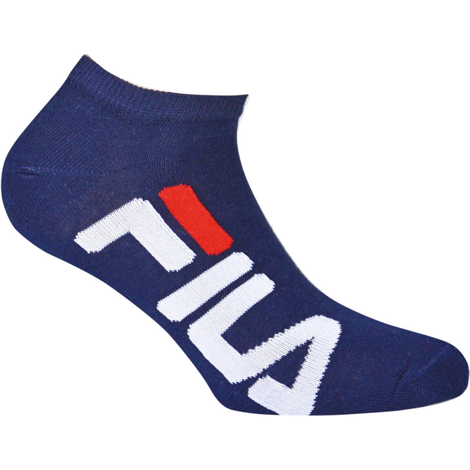 Thumbnail - FILA, Damen, Socken, Sneakersocken, Blau, (2er Pack, 35 - 38)