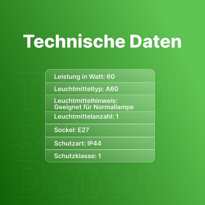 Actual product image Brilliant Carleen (E27, IP44)