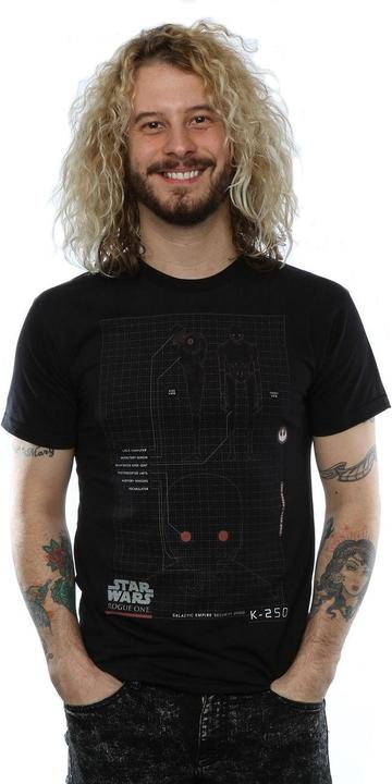 Produktbild Star Wars Rogue One K2SO Schematic TShirt (M)