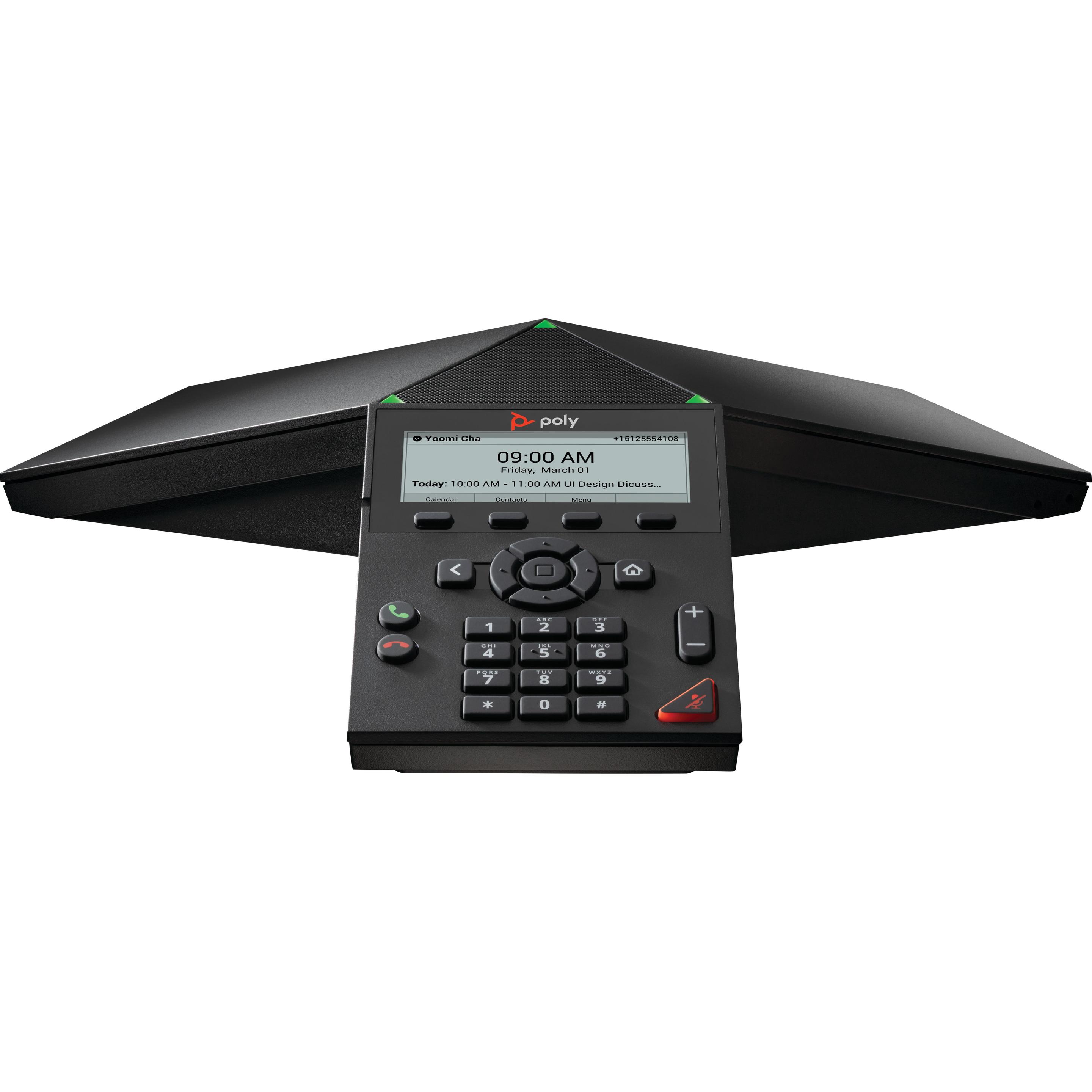 HP Poly Trio 8300 IP CP PoE-e NR, Konferenzgerät, Schwarz