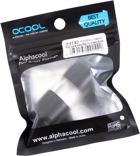 Immagine prodotto Alphacool Filtro in linea Icicle in acrilico/acetale G1/4 IG