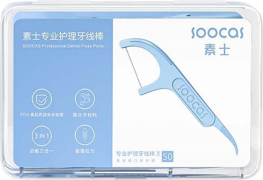 Image du produit Soocas Bâton de flux dentaire D1 50 pcs (50 x)