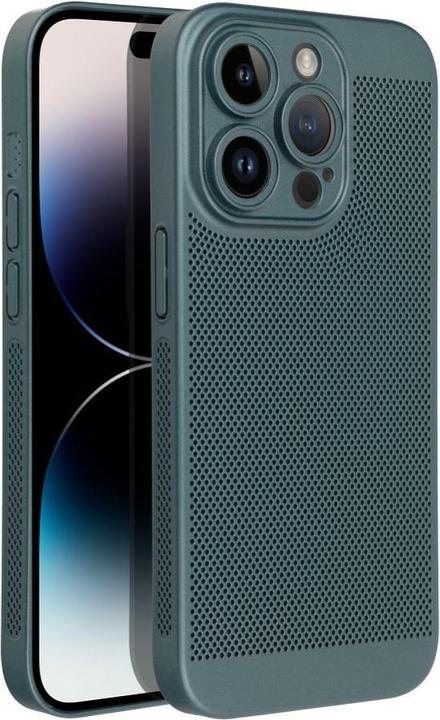 Actual product image OEM Back panel cover BREEZY case for IPHONE 16 Pro green (Apple iPhone 16 Pro)