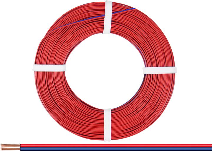 Donau Double wire 0.14 / 25m red-blue (25 m)