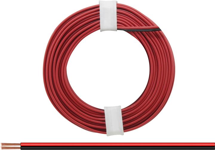 Actual product image Donau Twin wire 0.25 / 5m red-black (5 m)