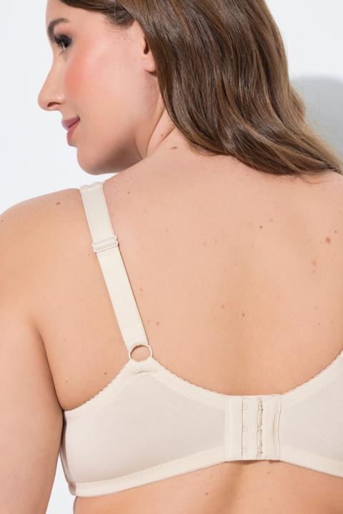 Actual product image Ulla Popken Lace Trim Underwire Bra (Single pack, 110 D)