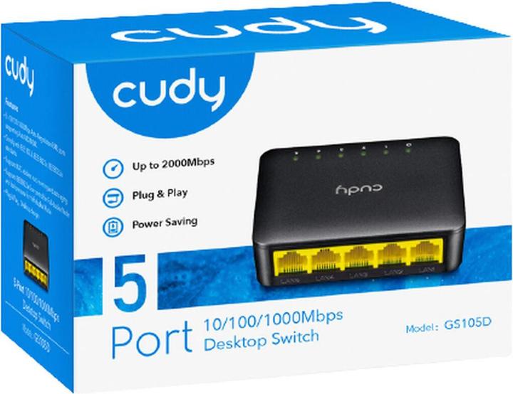 Actual product image Cudy GS105D (5 Ports)