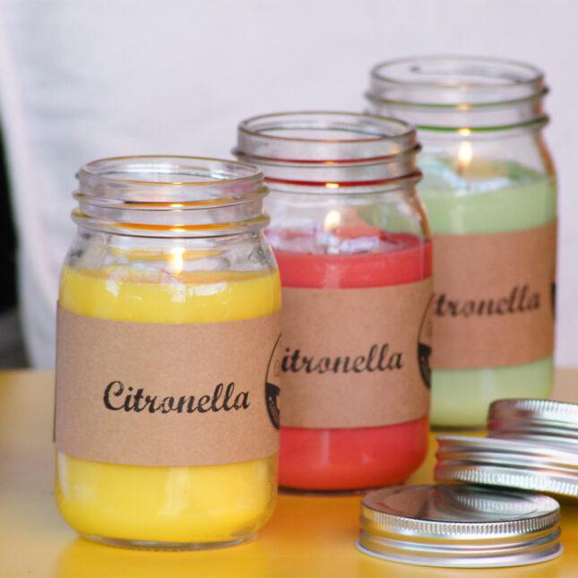 Produktbild Balthasar Citronellakerze Mason Jar (1 Stk.)