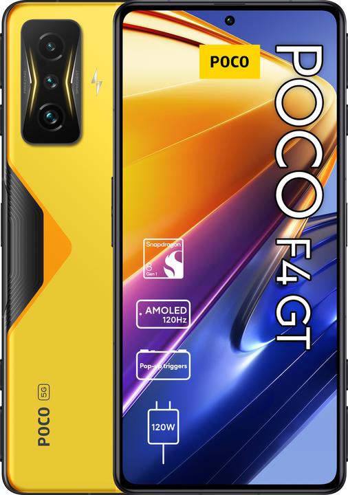 Produktbild Xiaomi Poco F4 GT (256 GB, Cyber Yellow, 6.67", Dual SIM, 5G)