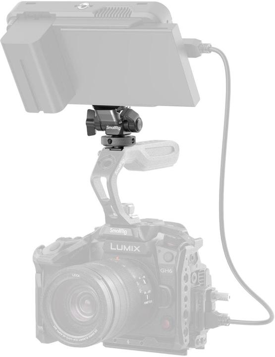 Produktbild SmallRig 4888 HawkLock Quick Release Monitor Support with H21 Cold Shoe Mount (Monitor Zubehör)