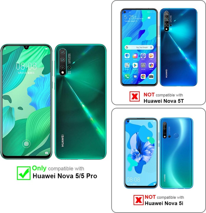 Produktbild Cadorabo TPU Ultra Slim AIR Cover (Huawei Nova 5)