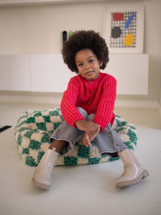 Produktbild Vertbaudet Flauschige Mädchen Strickjacke (116)