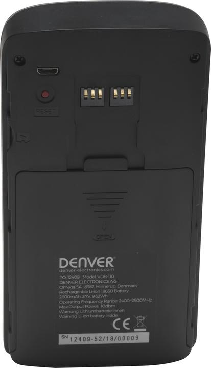 Actual product image Denver Door intercom system VDB-110 incl. interior alarm (Wi-Fi)