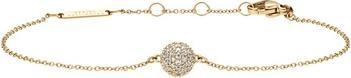 Actual product image Daniel Wellington - Stylish gold-plated bracelet with glittering ball PavÃ© DW00400641