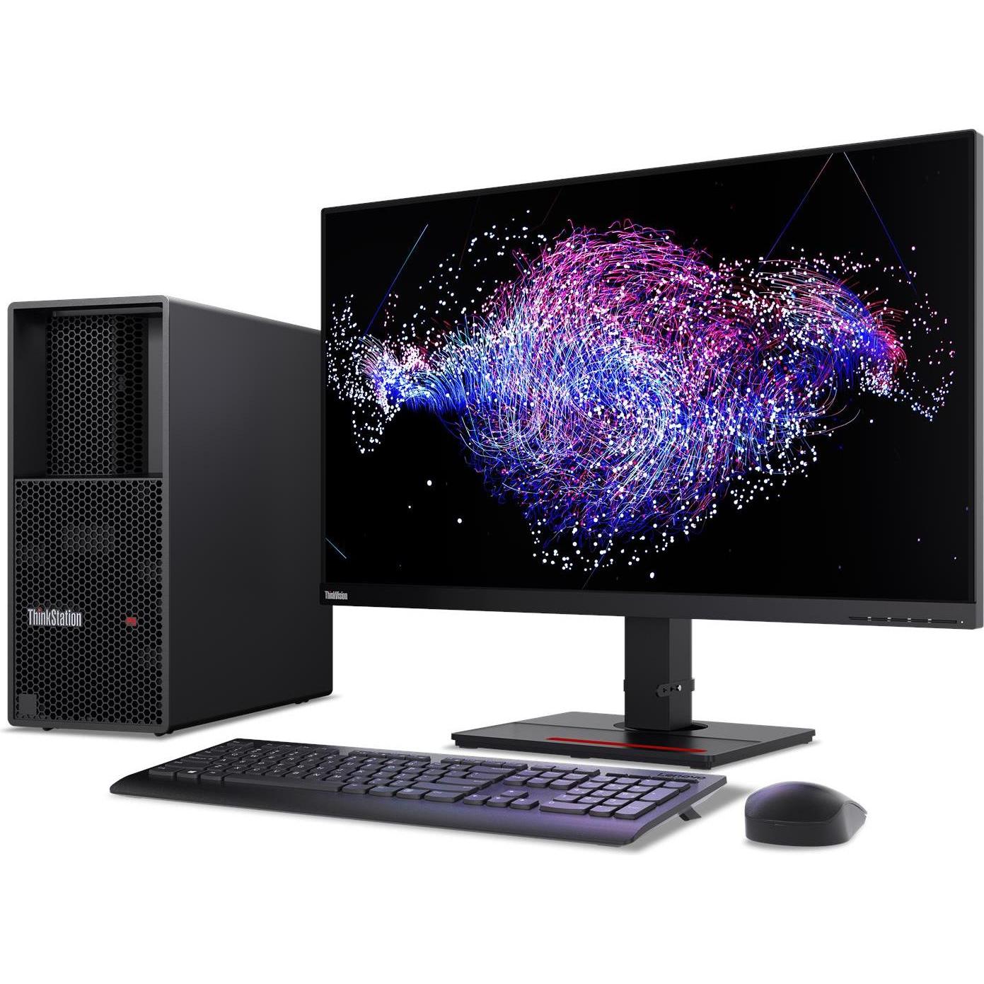 Lenovo ThinkStation P3 Tower, Notebook Ersatzteile, Schwarz