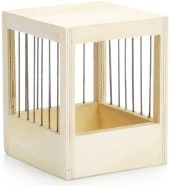 Actual product image Fauna Wooden Nesting Box With Grid F. K