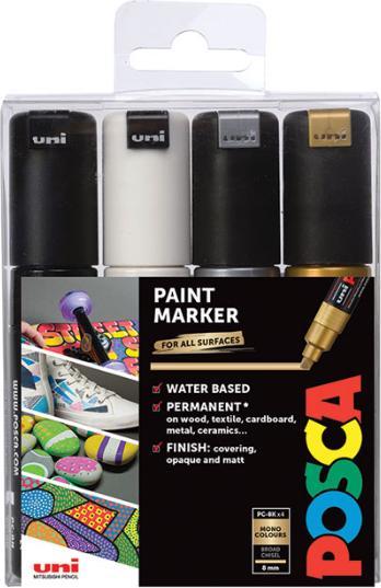 Immagine prodotto Posca Marchio PC-8K con punta a cuneo (4x)
