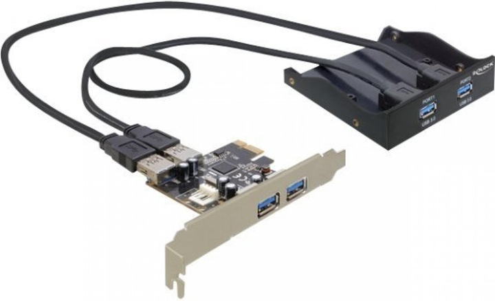Produktbild Delock Front Panel und PCI Express Card