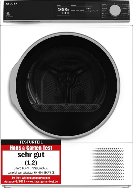Sharp KD-NHH8S8GW3-DE (8 kg, Right)