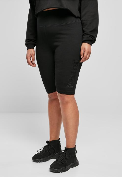 Actual product image Urban Classics Ladies High Waist Branded Cycle Shorts (S)