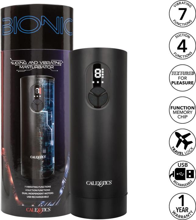 Produktbild CalExotics Bionic Sucking and Vibrating Masturbator