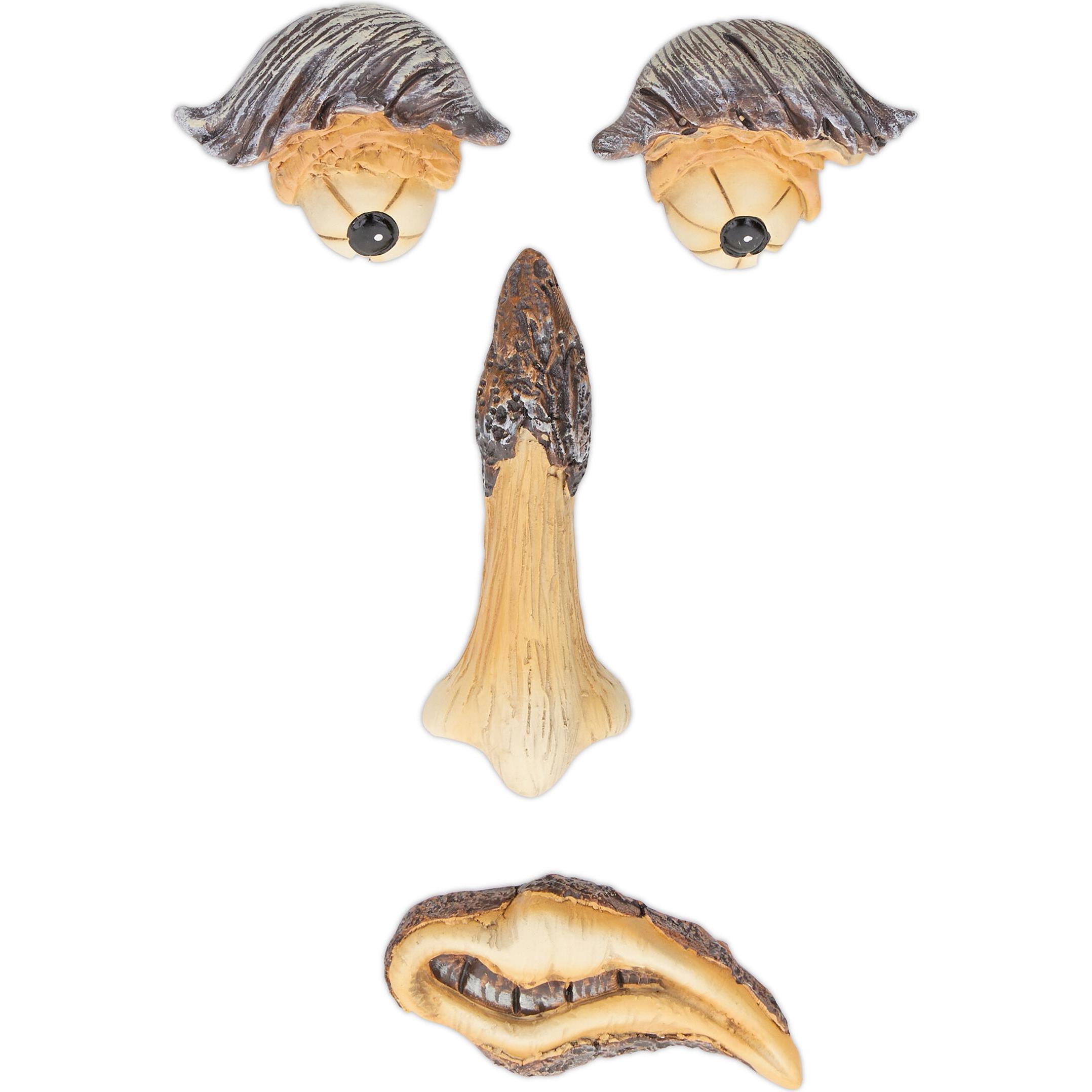 Relaxdays, Aussendekoration, Baumgesicht