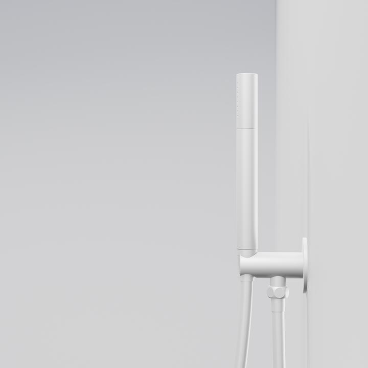 Produktbild Steinberg Serie 100 Handbrausengarnitur, mit integriertem Brauseanschlussbogen, Stabhandbrause